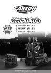 RC-Gabelstapler/Forklift Linde H 40 D