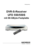 9362563b, Betriebsanleitung DVR-S-Receiver UFD 550