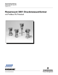 Rosemount 3051 Druckmessumformer