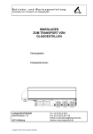 Bedienungsanleitung für Floatliner_D