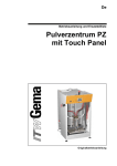 Pulverzentrum PZ mit Touch Panel