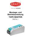 Bedienungsanleitung Tapemaster Digital+