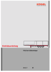 Bedienungsanleitung K&ouml;gel SNCO und SNCC