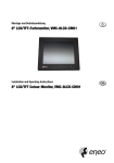8” LCD/TFT-Farbmonitor, VMC-8LCD-CM01 8”
