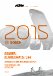 KTM Bosch Intuvia Bedienungsanleitung 2015 WEB