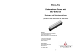 Ebios-fire Dekoratives Feuer mit Bio-Ethanol