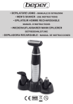 depilatore uomo - manuale di istruzioni • men's shaver - use