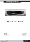 galaxis Easy World Bedienungsanleitung