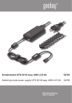 Schaltnetzteil NTS 90 W easy USB LCD 6A 54795