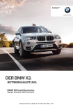 BMW X3 Betriebsanleitung