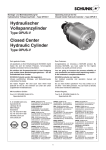 Hydraulischer Vollspannzylinder Closed Center Hydraulic