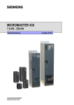 MICROMASTER 430 - Betriebsanleitung DE