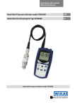 Hand-Held Pressure Indicator model CPH6300 GB Hand