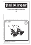 Betriebsanleitung Kehrmaschine tk17 / tk18