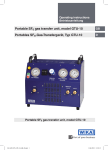 Portables SF6-Gas-Transferger&auml;t, Typ GTU-10 Portable SF6