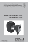 inova: nd 25/40, nd 25/60 nd 32/40, nd 32/60