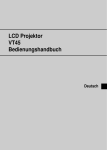 LCD Projektor VT45 Bedienungshandbuch