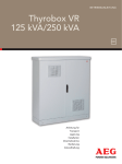 Thyrobox VR 125 kVA/250 kVA
