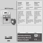 Betriebsanleitung Operating Manual Mode d'emploi