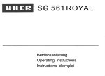 Uher -- SG 561 Royal