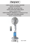 ventilatore con nebulizzatore &bull; ventilateur avec n&eacute;buliseur