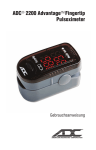 ADC&reg; 2200 AdvantageTM Fingertip Pulsoximeter