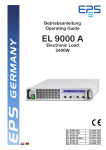 Operating Guide EL9000 2400W Electronic Load - eps