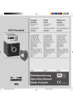 Betriebsanleitung Operating Manual Mode d'emploi - Cole