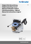 Original-Betriebsanleitung Original operating manual