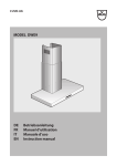 MODEL DWE9 DE Betriebsanleitung FR Manuel d'utilisation - V-Zug