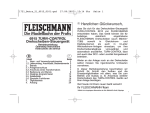 Anleitung - Fleischmann