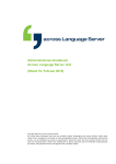 Administratoren-Handbuch Across Language Server v6.0 (Stand 18