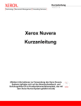 Kurzanleitung - Xerox Support and Drivers