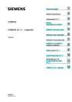 COMOS 10.1.1 - Liesmich - Service