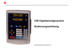 C80 Digitalanzeigesystem Bedienungsanleitung
