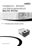 BALTIC R410A Installations - Betriebs- und