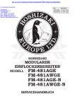 Hoshizaki Flocken-Eisbereiter FM481AGE