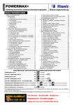 PowerMax plus Benutzeranleitung
