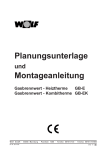 Planungsunterlage Montageanleitung