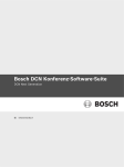 1 Bosch DCN Konferenz-Software-Suite