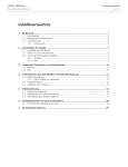 Inhaltsverzeichnis