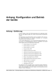 Indas Handbuch Kap. 17 Anhang Konfiguration und Betrieb der
