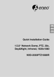 Quick Installation Guide 1/2.8“ Network Dome, PTZ, 30x