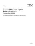 N2200e Thin Client Express Referenzhandbuch September 2000