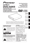 DVD-A06S - Pioneer Europe - Service and Parts Supply website