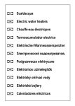 Scaldacqua Electric water heaters Chauffe-eau électriques