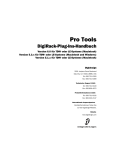 Pro Tools DigiRack-Plug-Ins-Handbuch