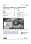 Digitaler Fisher FIELDVUE Füllstandsregler DLC3020f für