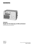 RVD230 Regler f&uuml;r Fernheizung und Brauchwasser