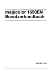 magicolor 1650EN Benutzerhandbuch